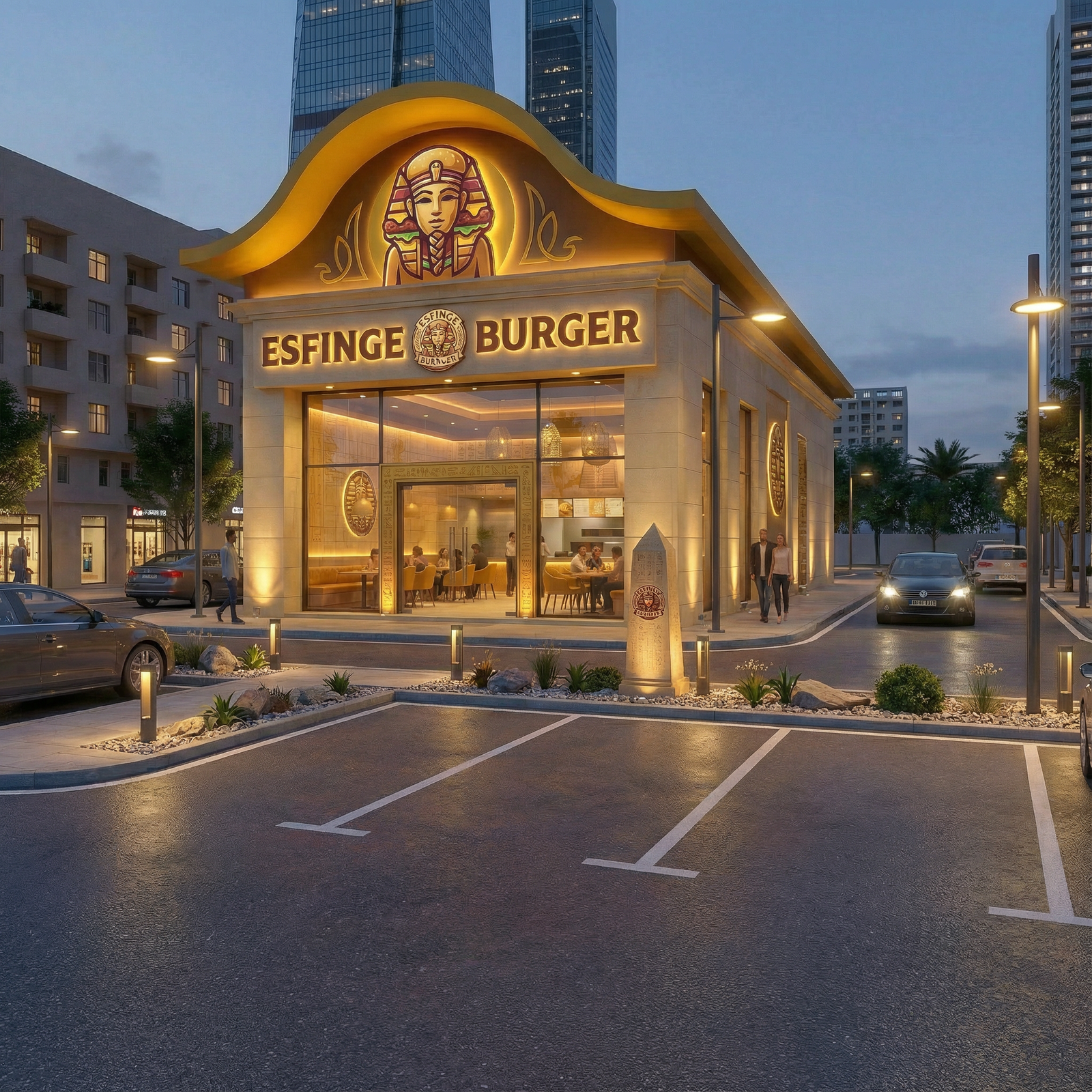 Área de Estacionamento Esfinge Burger