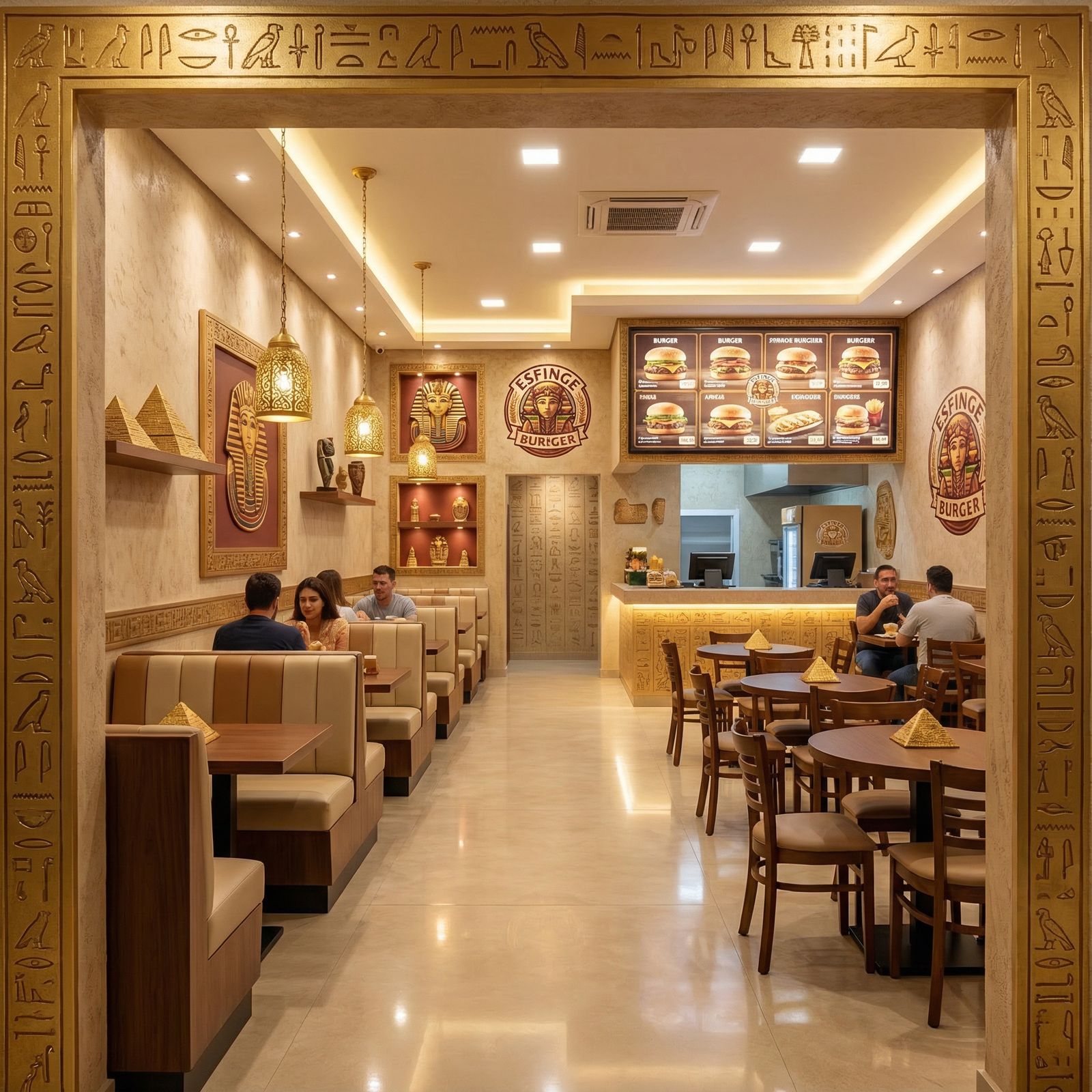 Interior Esfinge Burger